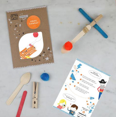 COTTON TWIST- Make Your Own Pirate Catapult Craft Kit