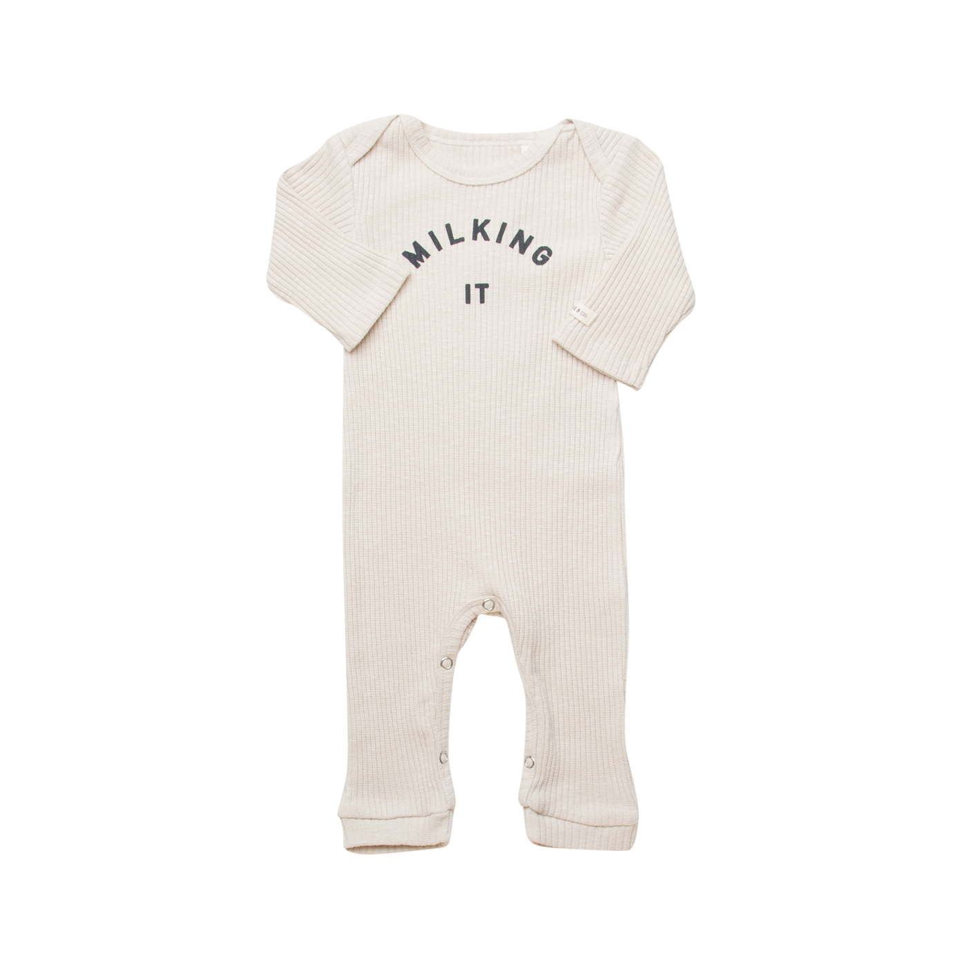 Claude&Co - Milking It Sleepsuit in Oat