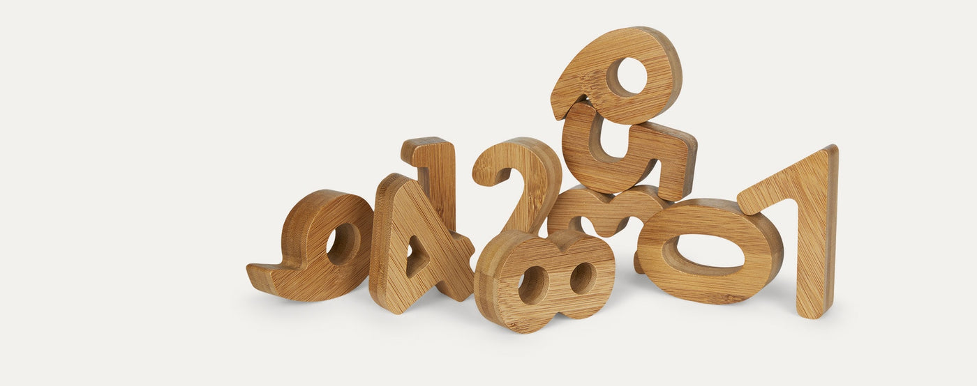 Wee Gallery Bamboo number set